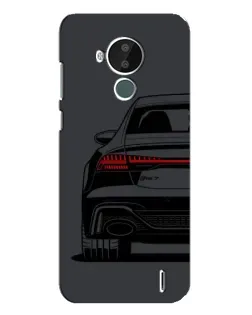 Чохол для Nokia C30 з картинкою «Задня частина Audi — арт»