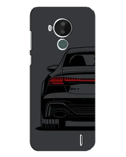 Чохол для Nokia C30 з картинкою «Задня частина Audi — арт»