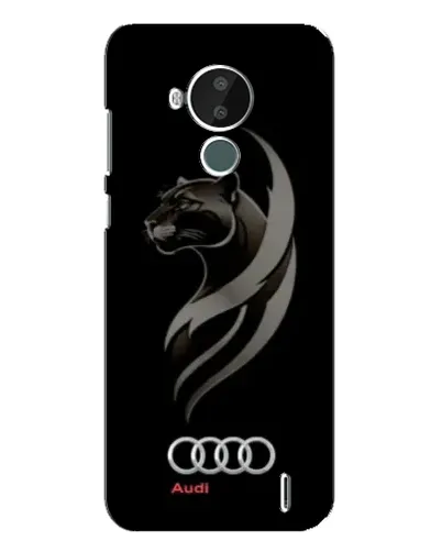 Чохол для Nokia C30 з картинкою «Графіка — пантера та Audi»