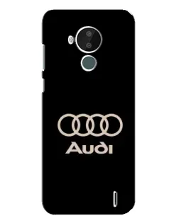 Чохол для Nokia C30 з картинкою «Audi — золотий логотип»