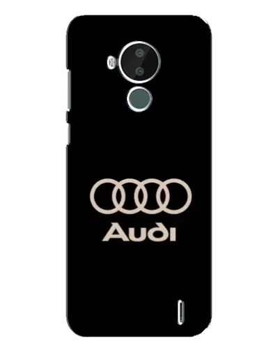 Чохол для Nokia C30 з картинкою «Audi — золотий логотип»