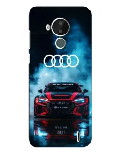 Чохол для Nokia C30 з картинкою «Audi Sport — неон»