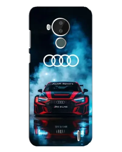 Чохол для Nokia C30 з картинкою «Audi Sport — неон»