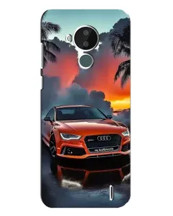 Чохол для Nokia C30 з картинкою «Audi — захід сонця»