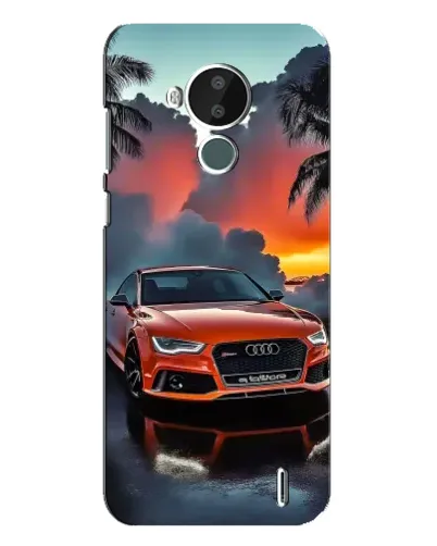 Чохол для Nokia C30 з картинкою «Audi — захід сонця»