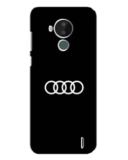 Чохол для Nokia C30 з картинкою «Audi White Logo»