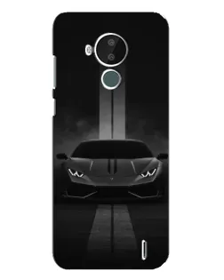 Чохол для Nokia C30 з картинкою «Lamborghini симетрія доріг»
