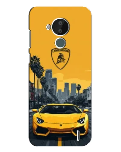 Чохол для Nokia C30 з картинкою «Жовтий Lamborghini місто» Чохол для Nokia C30 з картинкою «Жовтий Lamborghini місто»