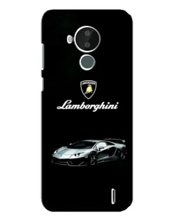 Чохол для Nokia C30 з картинкою «Логотип Lamborghini класика»