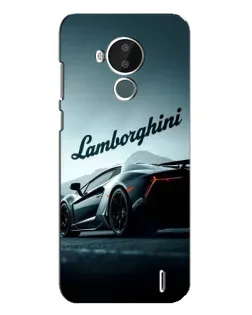 Чохол для Nokia C30 з картинкою «Класичний Lamborghini надпис»
