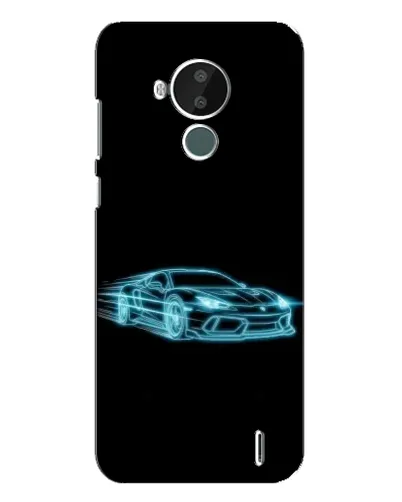 Чохол для Nokia C30 з картинкою «Неоновий контур Lamborghini» Чохол для Nokia C30 з картинкою «Неоновий контур Lamborghini»