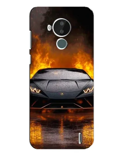 Чохол для Nokia C30 з картинкою «Lamborghini у вогні» Чохол для Nokia C30 з картинкою «Lamborghini у вогні»