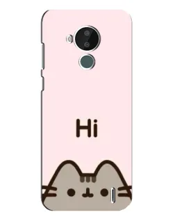 Чохол для Nokia C30 з картинкою «Пушин каже Hi»