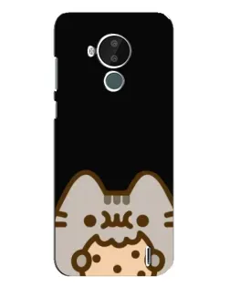 Чохол для Nokia C30 з картинкою «Пушин на чорному»