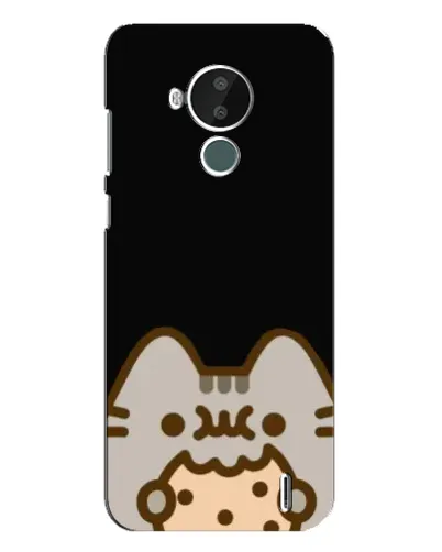 Чохол для Nokia C30 з картинкою «Пушин на чорному»