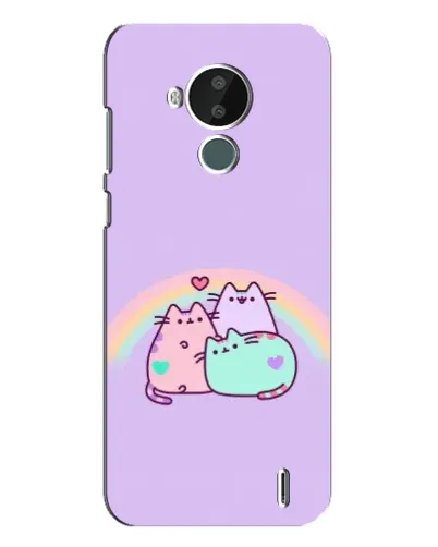 Чохол для Nokia C30 з картинкою «Веселкові Пушини»
