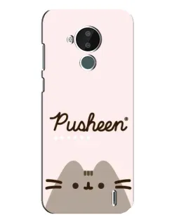 Чохол для Nokia C30 з картинкою «Pusheen логотип»