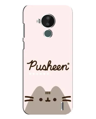 Чохол для Nokia C30 з картинкою «Pusheen логотип»