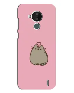 Чохол для Nokia C30 з картинкою «Pusheen серце»