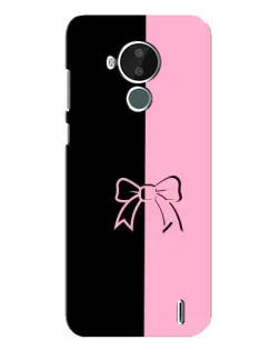 Чохол для Nokia C30 з картинкою «Половинки банту»
