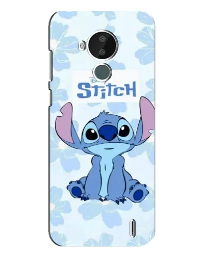 Чехол для Nokia C30 с картинкой «Stitch среди цветов» Чехол для Nokia C30 с картинкой «Stitch среди цветов»