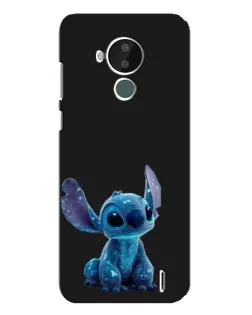 Чехол для Nokia C30 с картинкой «Стич на черном» Чехол для Nokia C30 с картинкой «Стич на черном»