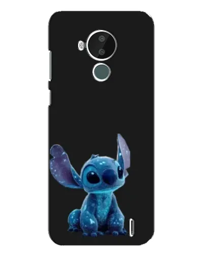 Чехол для Nokia C30 с картинкой «Стич на черном» Чехол для Nokia C30 с картинкой «Стич на черном»