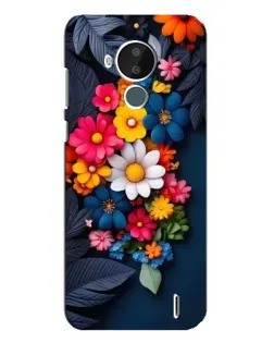 Чехол для Nokia C30 с картинкой «Цветочная феерия» Чехол для Nokia C30 с картинкой «Цветочная феерия»