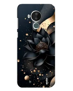 Чехол для Nokia C30 с картинкой «Черный лотос» Чехол для Nokia C30 с картинкой «Черный лотос»