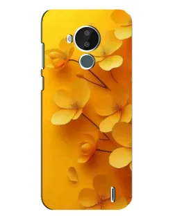 Чехол для Nokia C30 с картинкой «Золотые лепестки» Чехол для Nokia C30 с картинкой «Золотые лепестки»