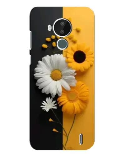 Чохол для Nokia C30 з картинкою «Соняшник та ромашка»