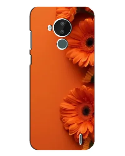 Чохол для Nokia C30 з картинкою «Помаранчеві гербери»