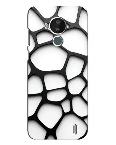 Чохол для Nokia C30 з картинкою «Біла об'ємна сітка» Чохол для Nokia C30 з картинкою «Біла об'ємна сітка»