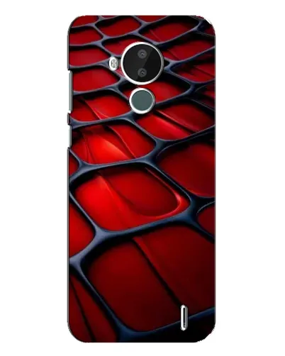 Чохол для Nokia C30 з картинкою «Червона глянцева сітка» Чохол для Nokia C30 з картинкою «Червона глянцева сітка»
