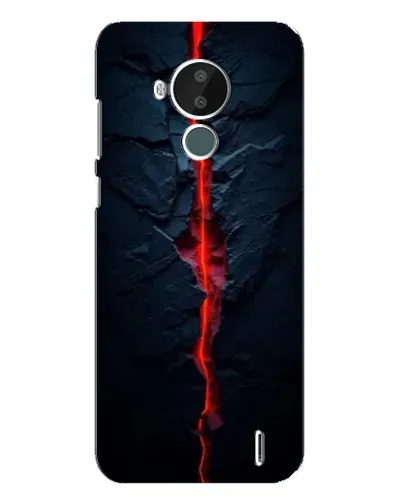 Чохол для Nokia C30 з картинкою «Червона лавова тріщина» Чохол для Nokia C30 з картинкою «Червона лавова тріщина»