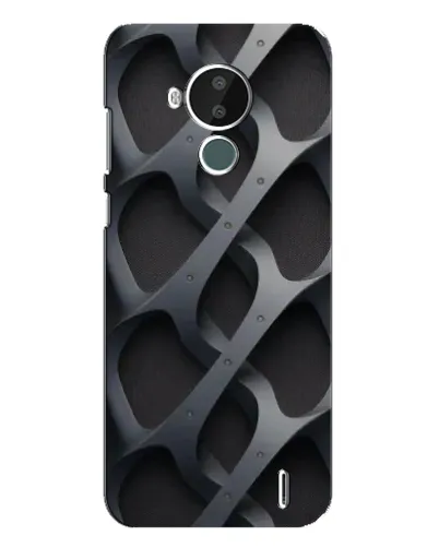 Чохол для Nokia C30 з картинкою «Об'ємне сіре плетіння» Чохол для Nokia C30 з картинкою «Об'ємне сіре плетіння»