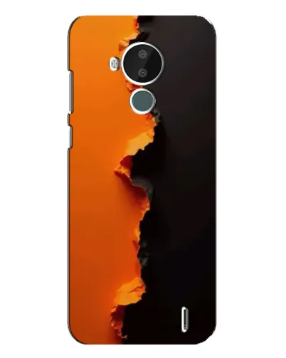 Чохол для Nokia C30 з картинкою «Помаранчевий розлом» Чохол для Nokia C30 з картинкою «Помаранчевий розлом»