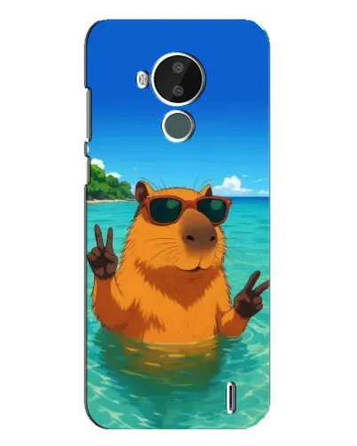 Чохол для Nokia C30 з картинкою «Морська капібара»