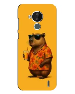 Чохол для Nokia C30 з картинкою «Капібара на відпочинку»