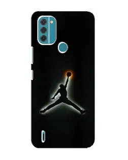 Чехол для Nokia C31 с картинкой «Jordan Gradient Logo»