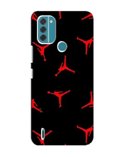 Чехол для Nokia C31 с картинкой «Jordan Red Pattern» Чехол для Nokia C31 с картинкой «Jordan Red Pattern»
