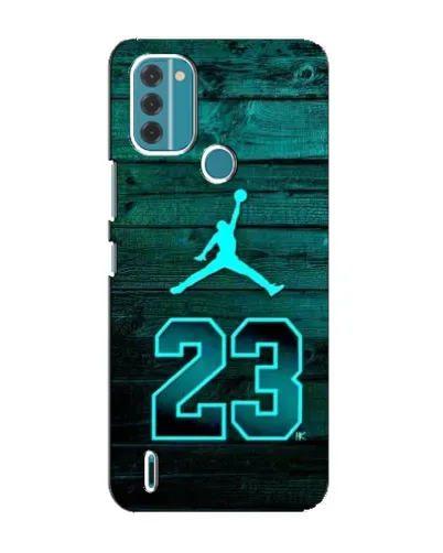 Чехол для Nokia C31 с картинкой «Jordan Cyan 23» Чехол для Nokia C31 с картинкой «Jordan Cyan 23»
