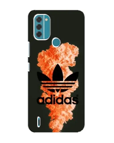 Чохол для Nokia C31 з картинкою «Помаранчевий дим Adidas»