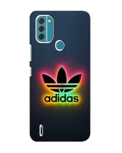 Чохол для Nokia C31 з картинкою «Неоновий Adidas»