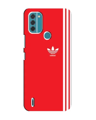 Чохол для Nokia C31 з картинкою «Червоний мінімалізм Adidas»