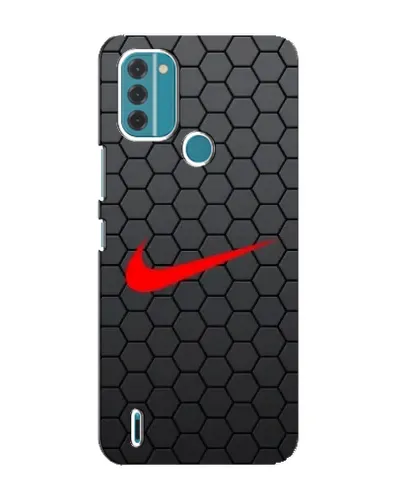 Чохол для Nokia C31 з картинкою «Nike — карбонова сітка»