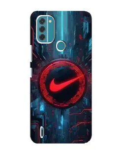 Чохол для Nokia C31 з картинкою «Техногенний стиль Nike»