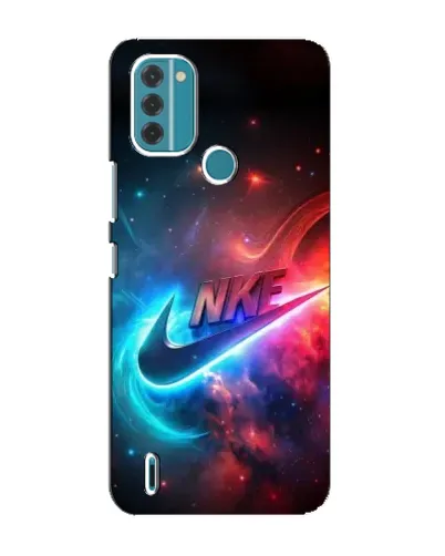 Чохол для Nokia C31 з картинкою «Вогняний логотип Nike»