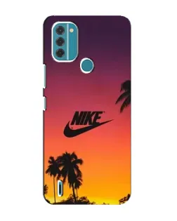 Чохол для Nokia C31 з картинкою «Nike на заході сонця»
