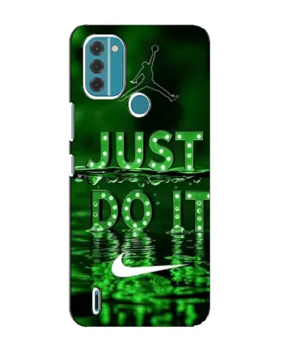 Чохол для Nokia C31 з картинкою «Зелений неоновий Nike»